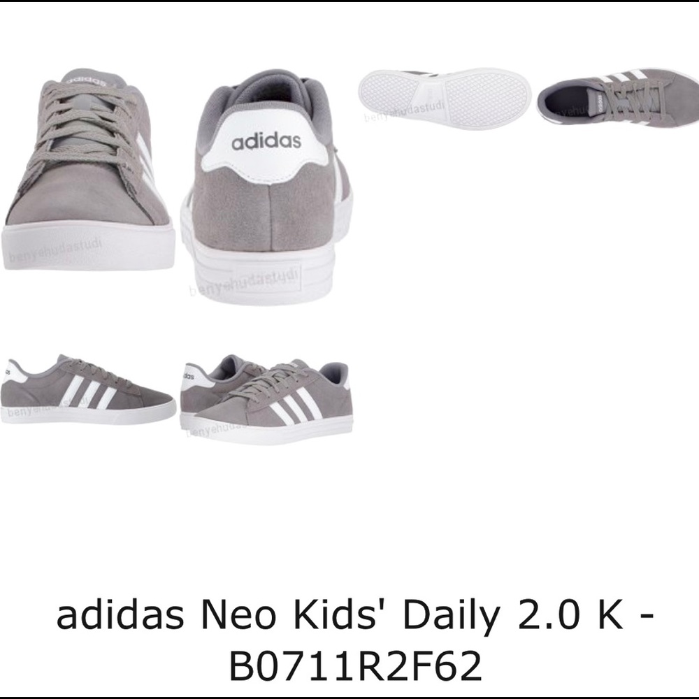 Boys Adidas NEO Daily suede sneakers